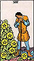 <b>Sette di Denari - Carta Diritta: Denaro. Vincite al gioco. Matrimonio fortunato.</b>