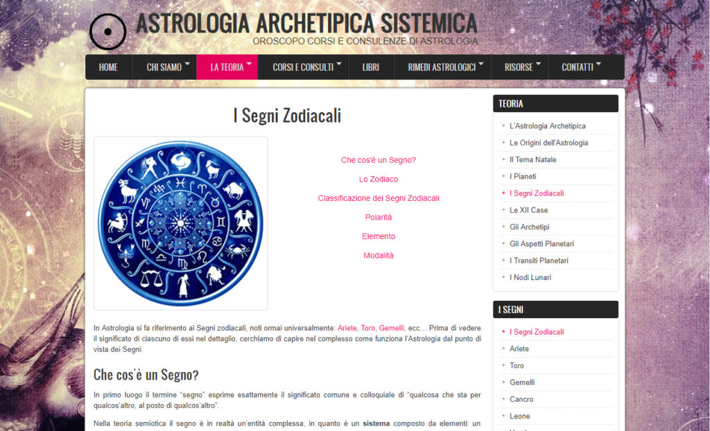 I Segni Zodiacali