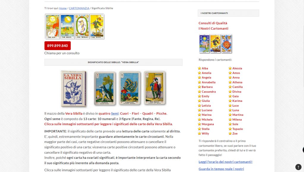 Significato delle Sibille - Vera Sibilla